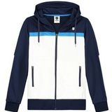 Tennisvest K Swiss Women Core Team Tracksuit Jacket Navy White Blue-S