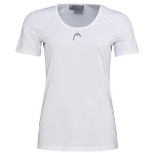 Tennisshirt HEAD Women Club 22 Tech White-S