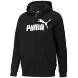 Vest Puma Men Essentials Big Logo Full Zip Hoodie Black-XS