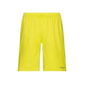 Tennisbroek HEAD Boys Bermudas Club Yellow-Maat 164