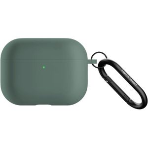 AirPods Pro 3 siliconen hoesje met karabijnhaak en schoonmaakpen - Roze