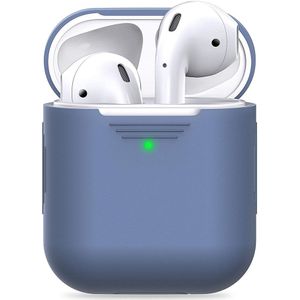 KeyBudz - Elevate Protective Silicone Case - Cobalt Blue - Voor Apple AirPods 1 / 2