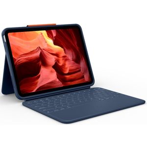 Logitech Rugged Combo 4 Touch - iPad 10.9" (2022) / iPad 11" (2025) - Blue