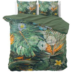 Dreamhouse Dekbedovertrek Nature Fusion Green-Lits-jumeaux (240 x 200/220 cm)