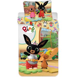 Bing Bunny BABY Dekbedovertrek Speeltijd - 100 x 135 cm - Katoen