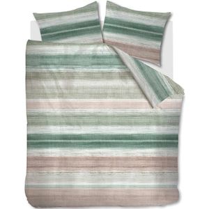 Riviera Maison Crayons dekbedovertrek - Tweepersoons - 200x200/220 - Groen