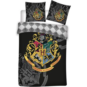 Harry Potter Dekbedovertrek - Eenpersoons - 140 x 200 cm - Polyester