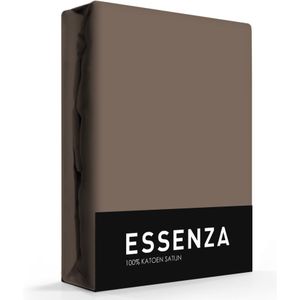 Essenza Hoeslaken Satijn Cafe Noir-1-persoons (90x210 cm)