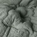 Zavelo Easy All-in-one-Dekbed Teddy Groen-Lits-Jumeaux (240x200 cm)