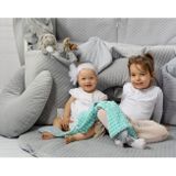 Babybam Bedomrander Soft Velvet Roze-360 X 30 cm