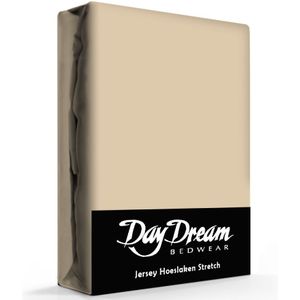 Day Dream Hoeslaken Katoen Zand-160 x 200 cm