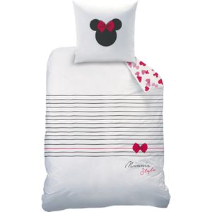 Disney Minnie Mouse Dekbedovertrek Style - Eenpersoons - 140 x 200 cm - Katoen