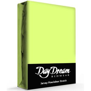 Day Dream Jersey Hoeslaken Lime-180 x 200 cm