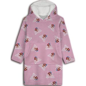 Hoodie Fleece deken, Pink - Kind - One Size