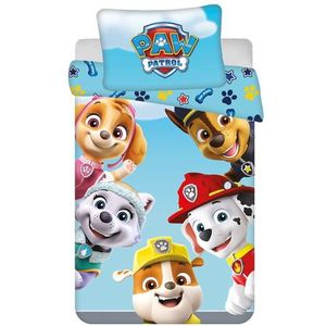 PAW Patrol BABY Dekbedovertrek, Heroes - 135 x 100 + 40 x 60 cm - Katoen