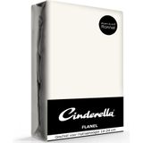 Cinderella Flanellen Hoeslaken Ivory-90x200/210cm