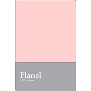 Flanellen Lakens Romanette Roze-150 x 250 cm