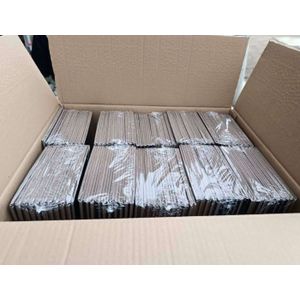 200x Lijmplank Muizen & Ratten - 34x22cm opvouwbaar (lijmval zwart)