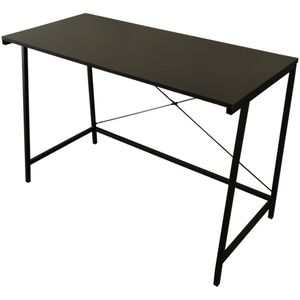 Bureau - laptoptafel - computertafel - industrieel - zwart