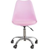 Bureaustoel roze - hoogte verstelbaar