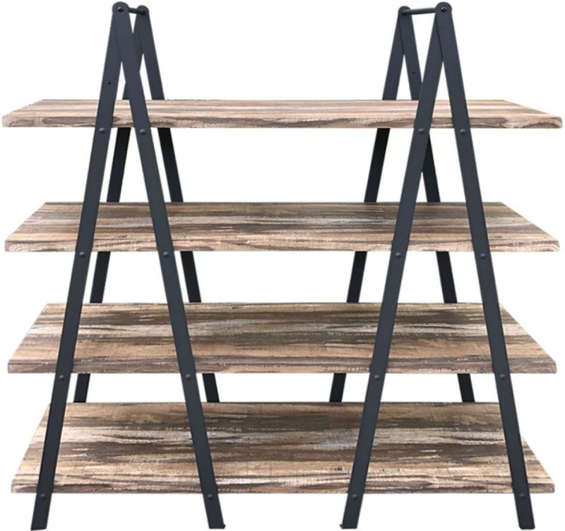 Wandkast boekenkast Stoer -  industrieel design metaal - 140  x 146 cm