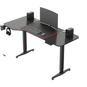 Bureau zit sta elektrisch in hoogte verstelbaar - game bureau - 160 x 75 cm