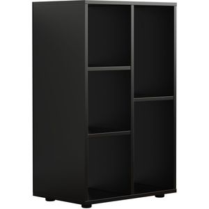 VDD - Kast - wandkast - zwart - 5 vakken