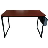 Bureau Stoer - computertafel - laptoptafel - 120 cm breed - vintage bruin