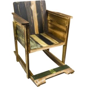 Schommelstoel hout kinderen Scrapie gerecycled sloophout scrapwood design stijl