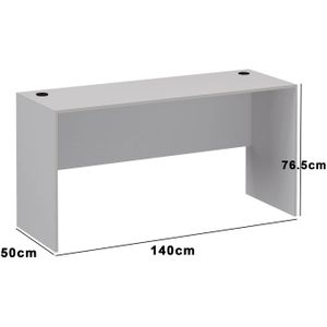 Bureau - laptoptafel - 140 cm breed en 50 cm diep