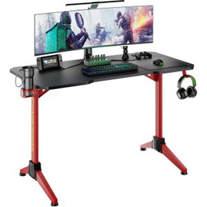 Game bureau Thomas - computertafel - computerbureau - zwart rood