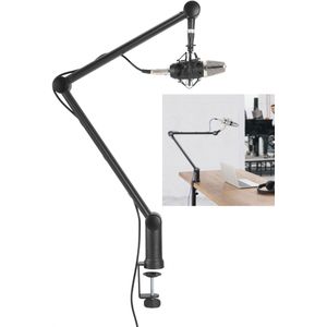 Professionele microfoon arm standaard verstelbaar voor vloggen podcasting broadcasting gaming