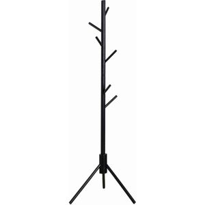 Kapstok kinderkamer - staande kinderkapstok - 130 cm hoog - zwart