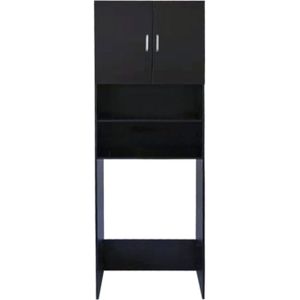 Wasmachine kast ombouw meubel - zwart