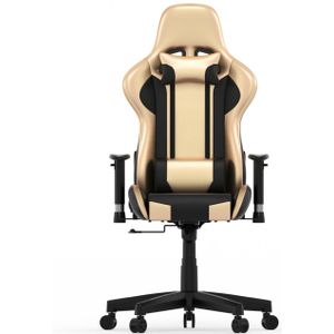 Gamestoel Goldgamer deluxe - bureaustoel - gaming stoel - zwart goud
