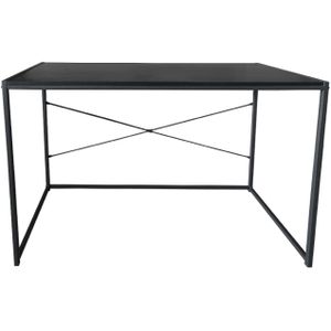 Bureau Stoer - laptoptafel  - computertafel - sidetable - industrieel design - 100 cm breed - zwart