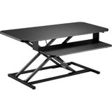 Zit sta bureau verhoger ergonomisch - werkstation  hoogte verstelbaar - 95 cm breed