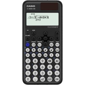 Casio FX-85DE CW Technische rekenmachine Zwart Aantal displayposities: 10 werkt op batterijen, werkt op zonne-energie (b x h x d) 77 x 10.7 x 162 mm