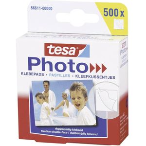 tesa Photo® Kleefpads (b x h) 12 mm x 13 mm Wit Inhoud: 500 stuk(s)