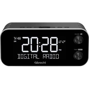 Albrecht - DR 455 - Wekkerradio - Zwart - DAB+ en VHF (FM)