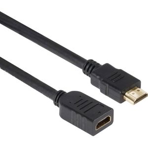 club3D CAC-1320 HDMI-kabel HDMI Verlengkabel HDMI-A-stekker, HDMI-A-bus 5.00 m Zwart