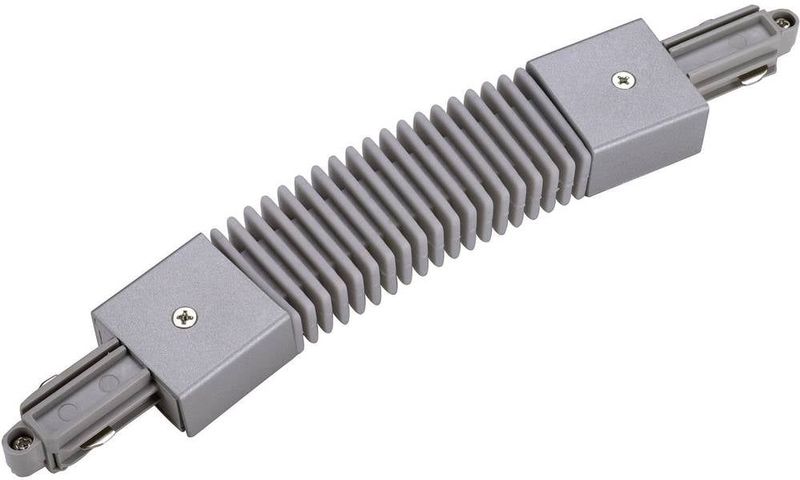 SLV - 143112 - 230V-railsysteemcomponent - Zilver-grijs - Flexverbinder 1-fasig