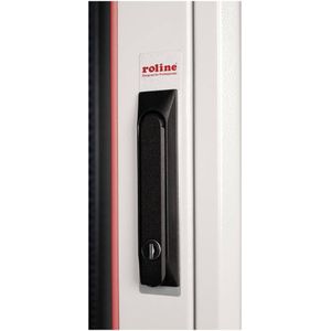 ROLINE 19-inch netwerkkast Basic 22 U, 800x800 BxD Glazen deur grijs