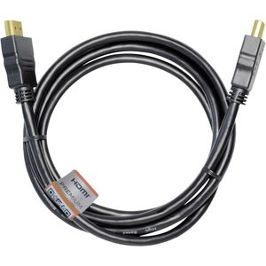Maxtrack HDMI Aansluitkabel HDMI-A stekker, HDMI-A stekker 3.00 m Zwart C 215-3 L Ultra HD-HDMI HDMI-kabel