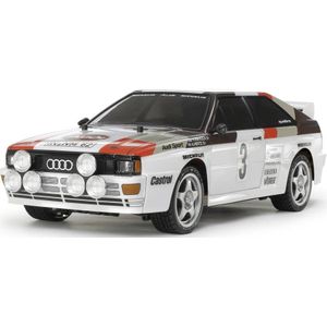 Tamiya 1:10 RC Auto Elektro Straatmodel Audi Quattro Rally Brushed 4WD Bouwpakket TT-02