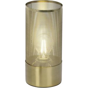 Brilliant Gracian 98940/18 Tafellamp LED E27 40 W Messing (geborsteld)