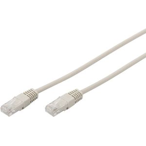 Digitus DK-1511-250 RJ45 Netwerkkabel, patchkabel CAT 5e U/UTP 25.00 m Grijs Verdraaide paren 1 stuk(s)