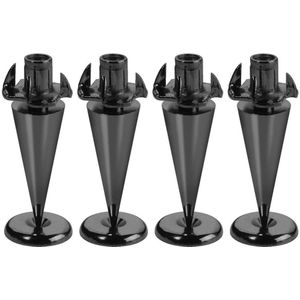 Monacor LS Spike Set (4er), Luidsprekeronderdelen, Zwart