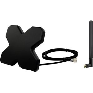 Wittenberg Antennen LTE, WLAN, Portabel Antennenset für Router Antenne 1 LTE Twin Kabel 2m Antenne 5 dBi