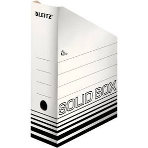 Leitz Solid 4607 4607-00-01 Tijdschriftencassette DIN A4 Wit, Zwart Karton 1 stuk(s)